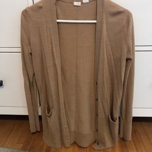 Gap camel cardigan